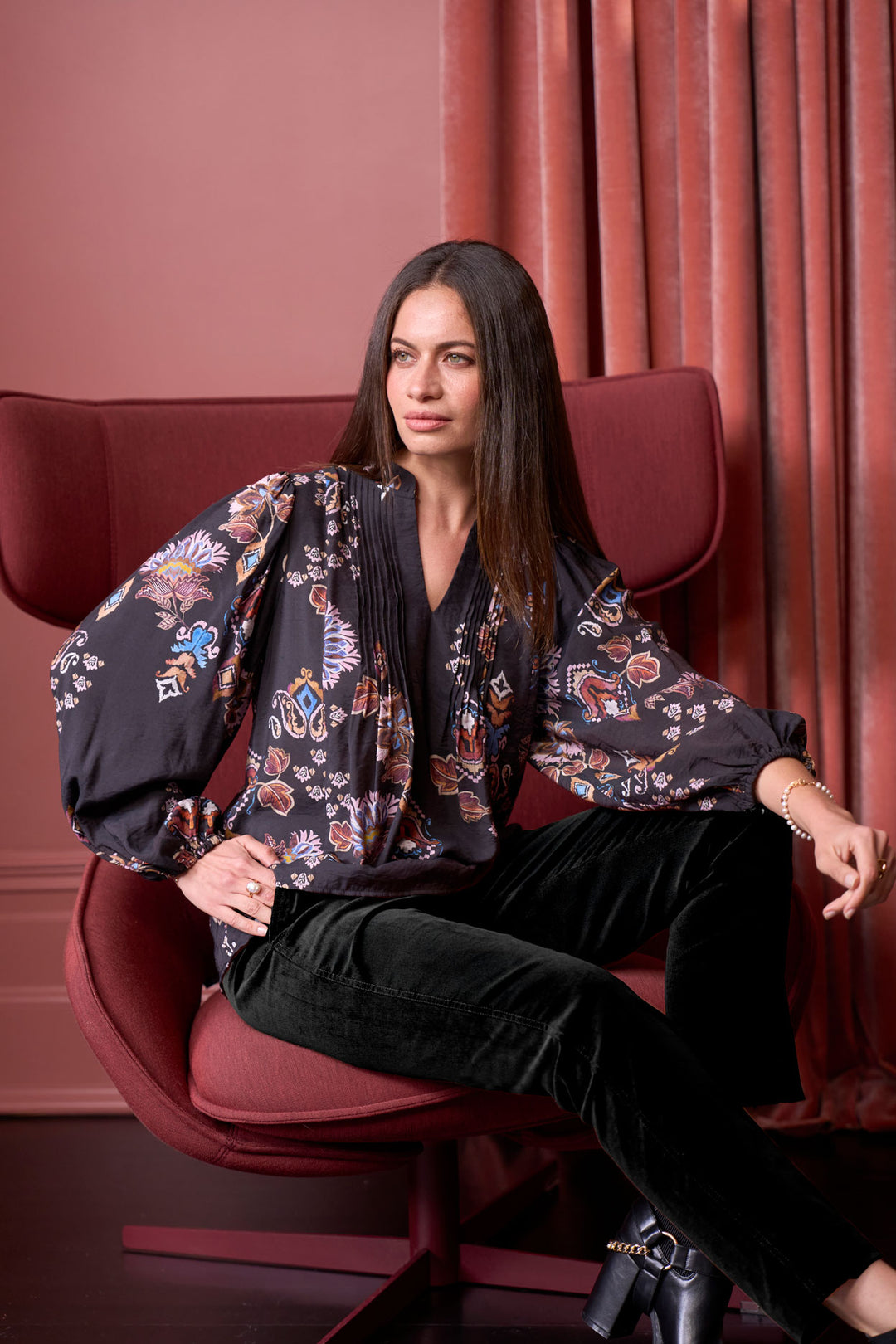 Loobie’s Story Gilded Lotus Blouse