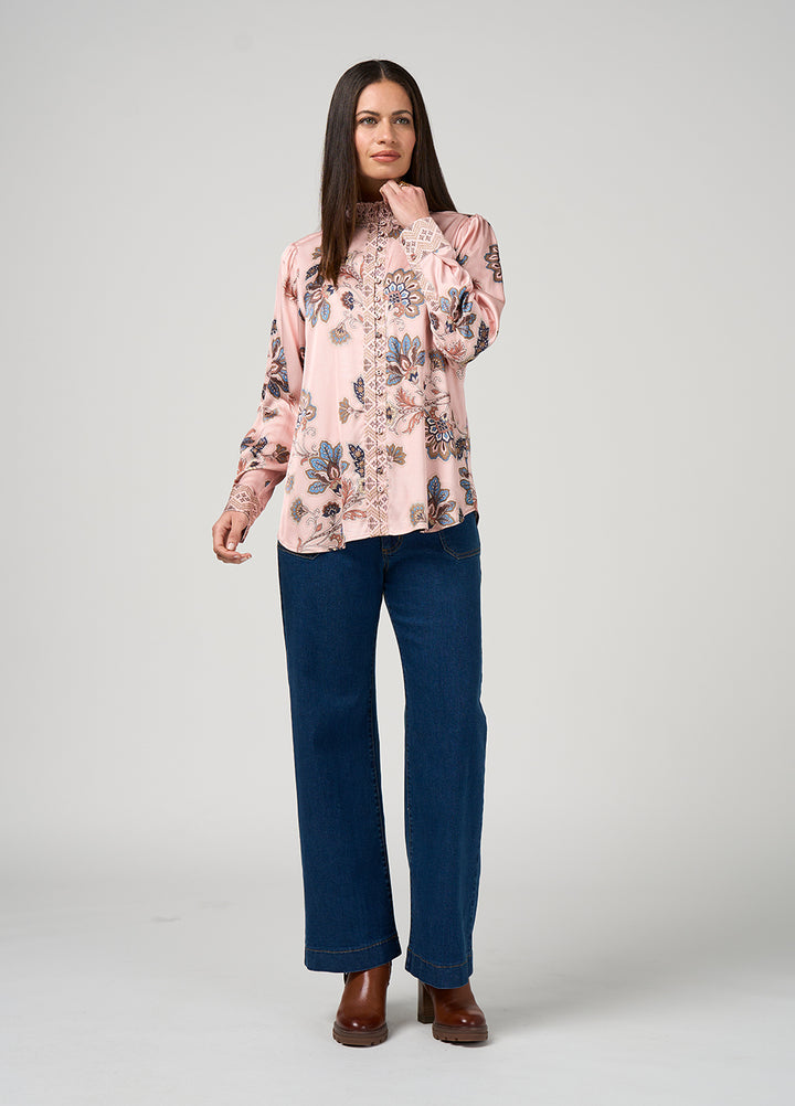 Loobie’s Story Versailles Shirt - Blush Multi