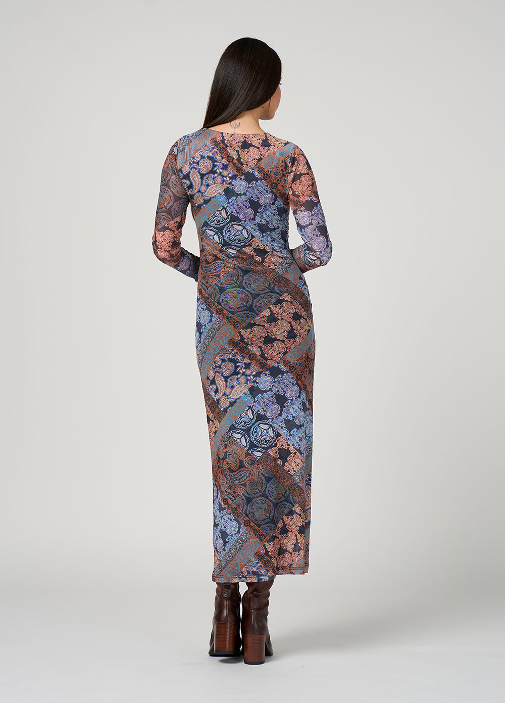 Loobie’s Story Byzantium Mesh Dress - Indigo