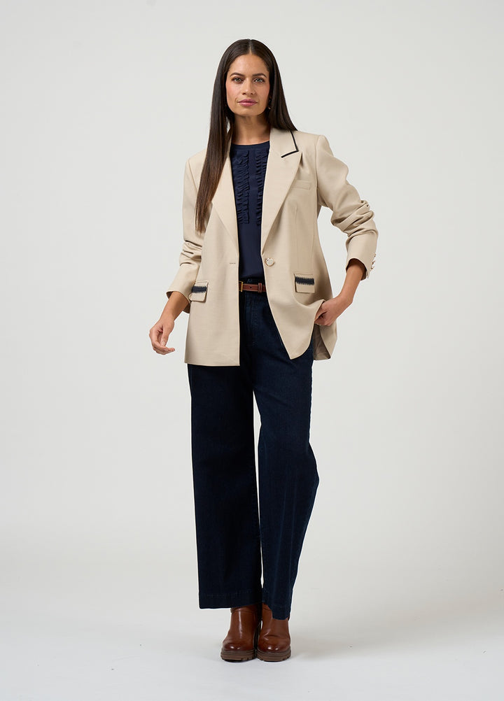 Loobie’s Story Bespoke Blazer - Oyster