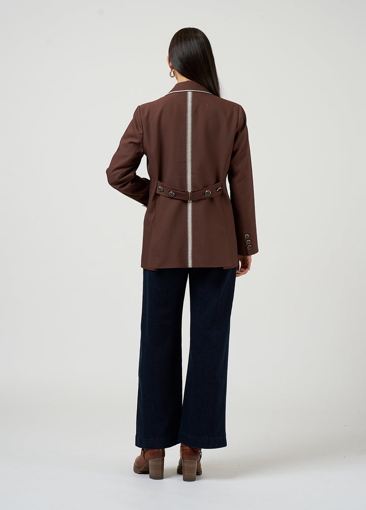 Loobie’s Story Bespoke Blazer - Cocoa