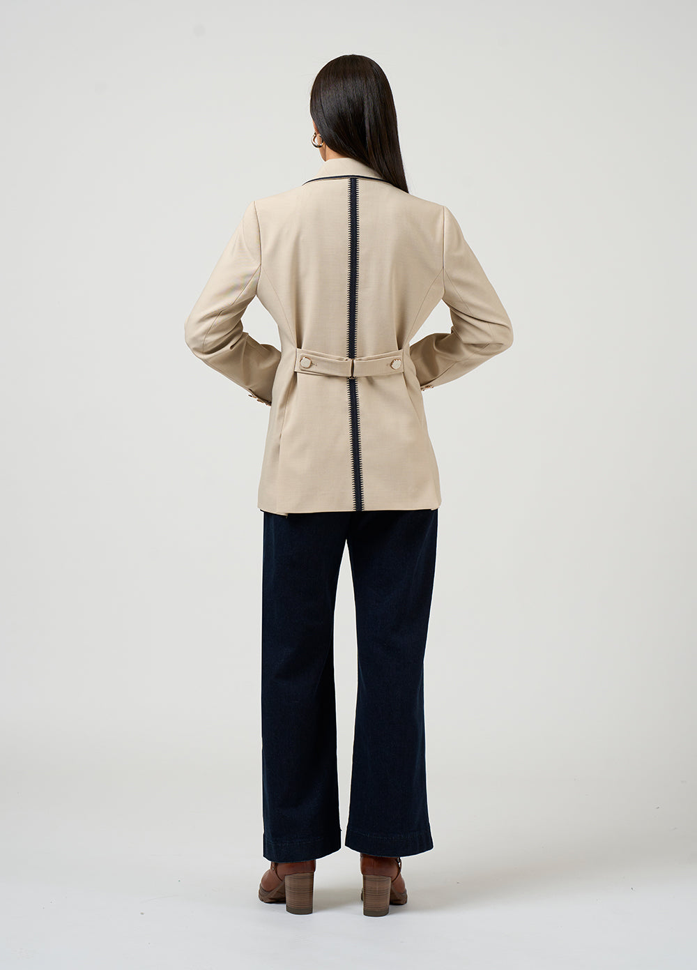 Loobie’s Story Bespoke Blazer - Oyster