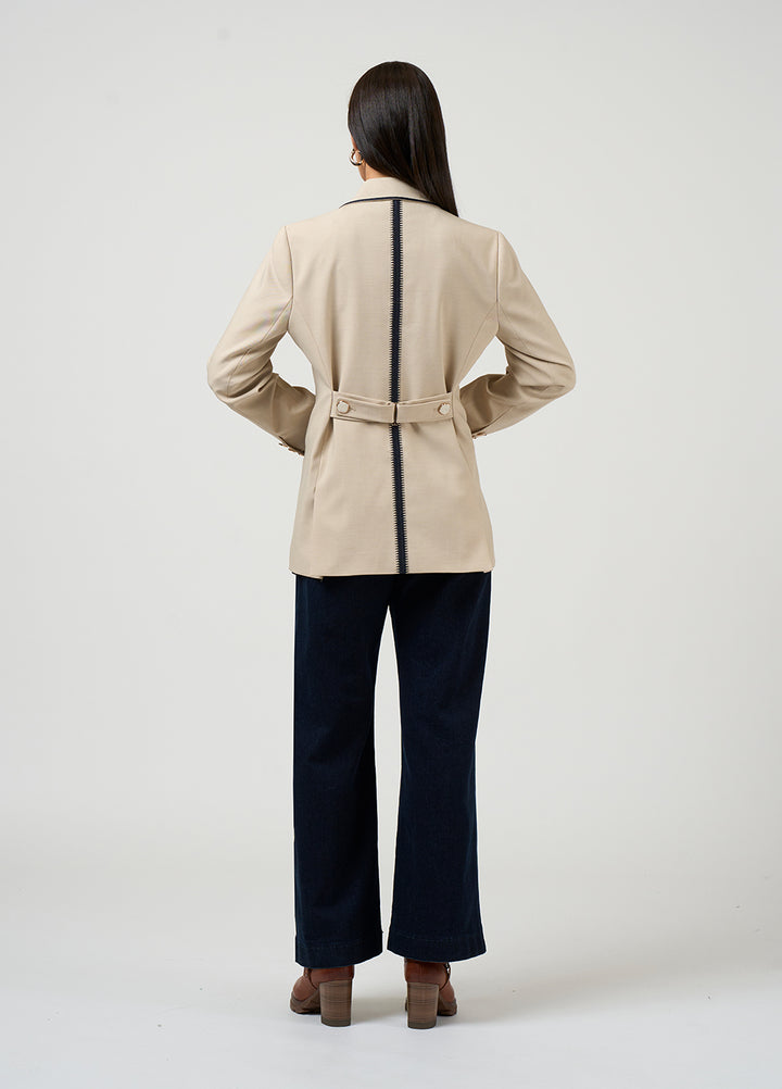 Loobie’s Story Bespoke Blazer - Oyster