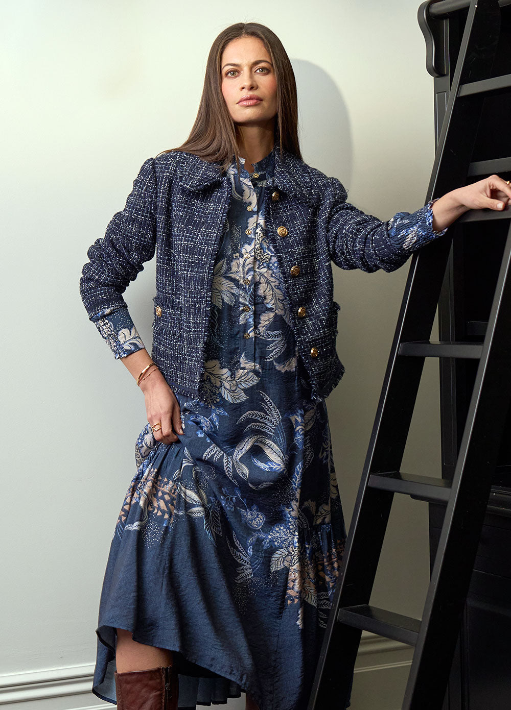 Loobie’s Story Inez Jacket - Indigo