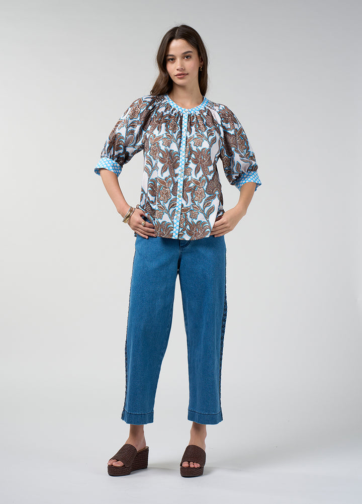 Loobie’s Story Ella Top - White Multi
