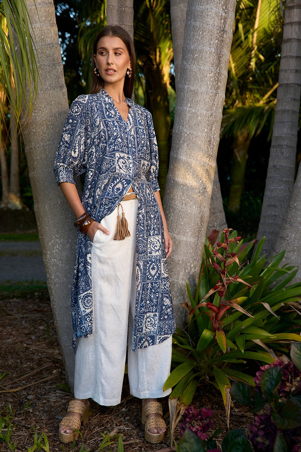Loobie’s Story Taja Shirt Dress - Ink