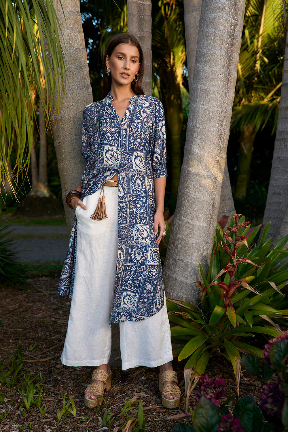 Loobie’s Story Taja Shirt Dress - Ink