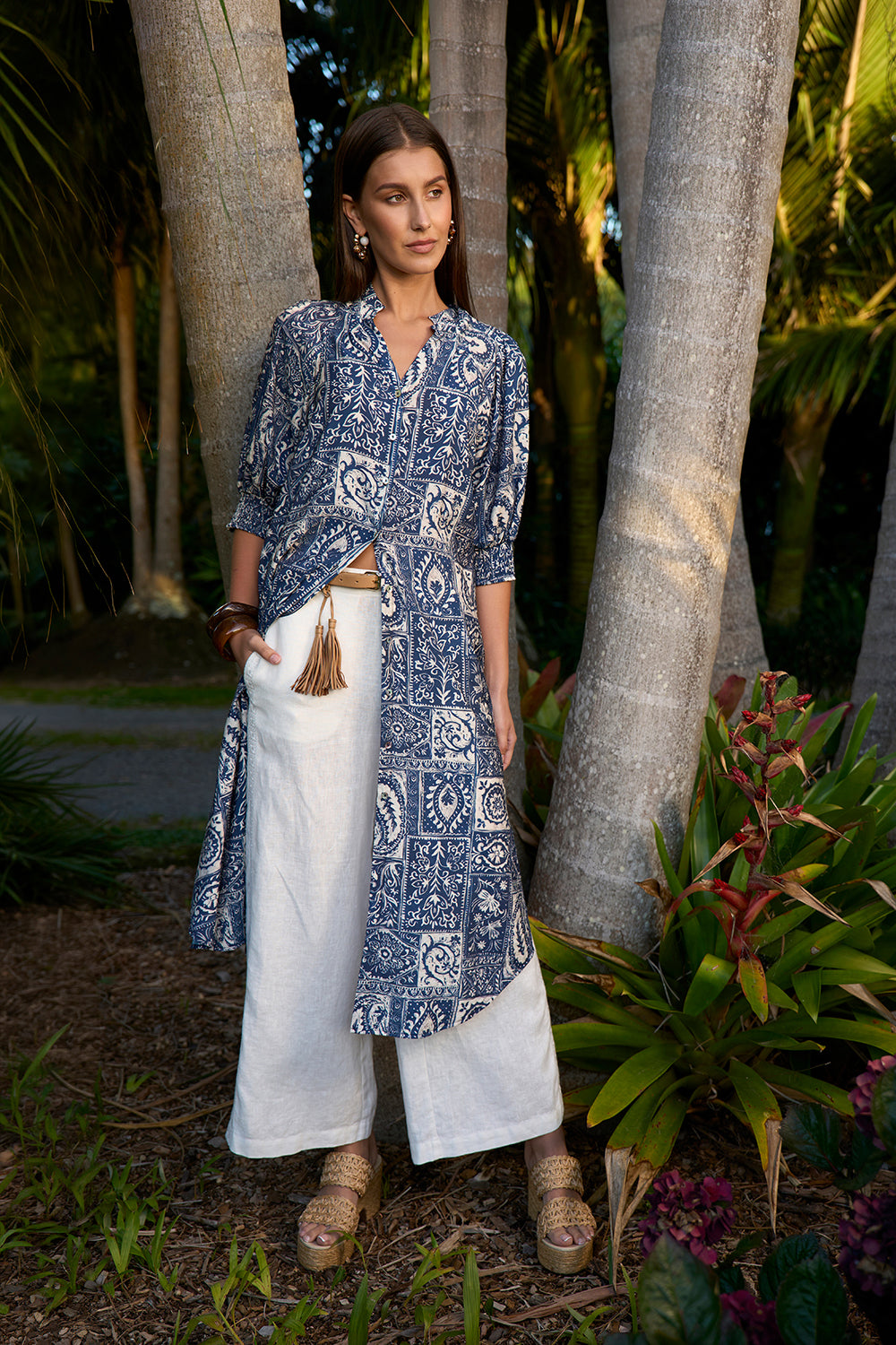 Loobie’s Story Taja Shirt Dress - Ink