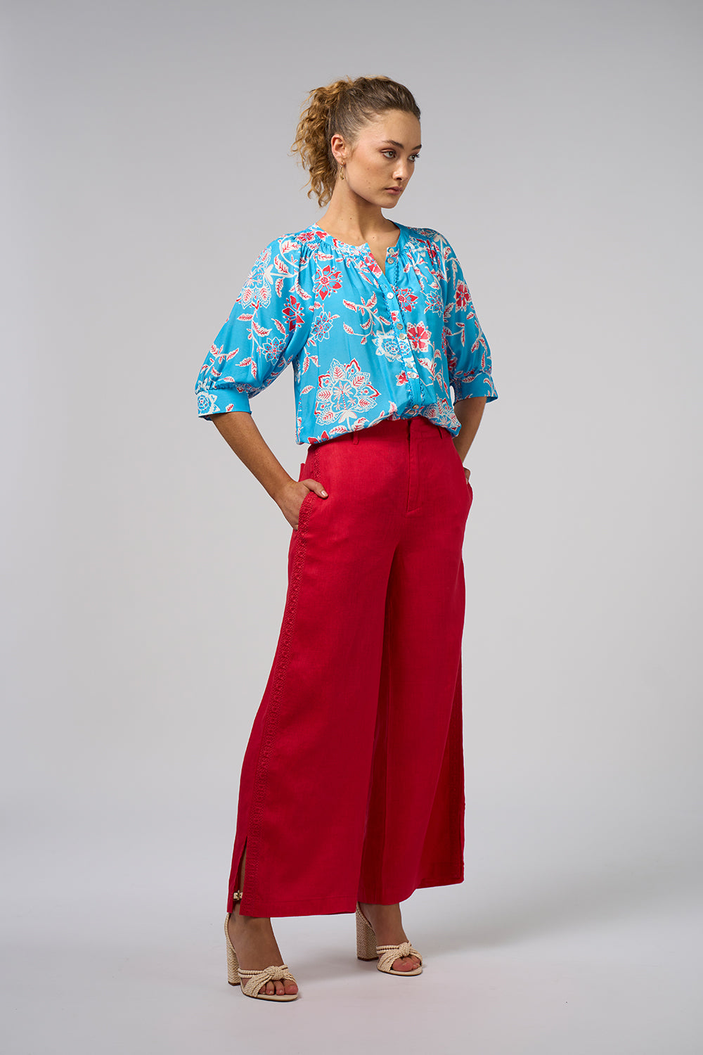 Loobie’s Story Firefly Pants - Scarlet