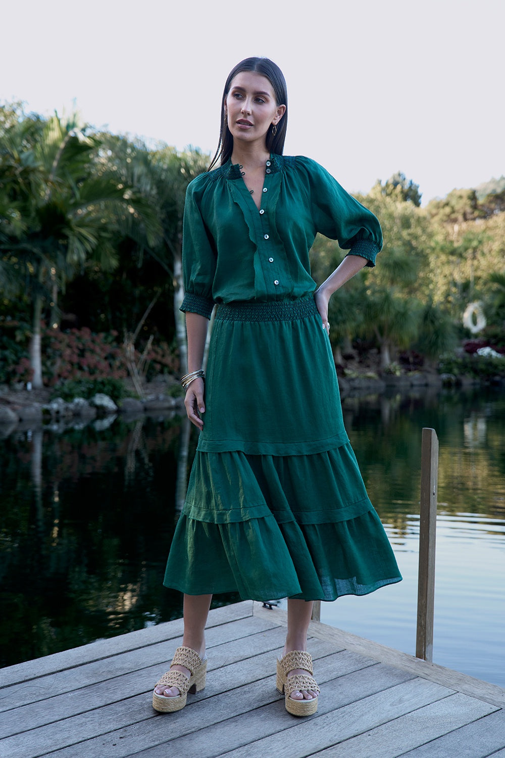 Loobie’s Story Waterlily Shirt - Jungle