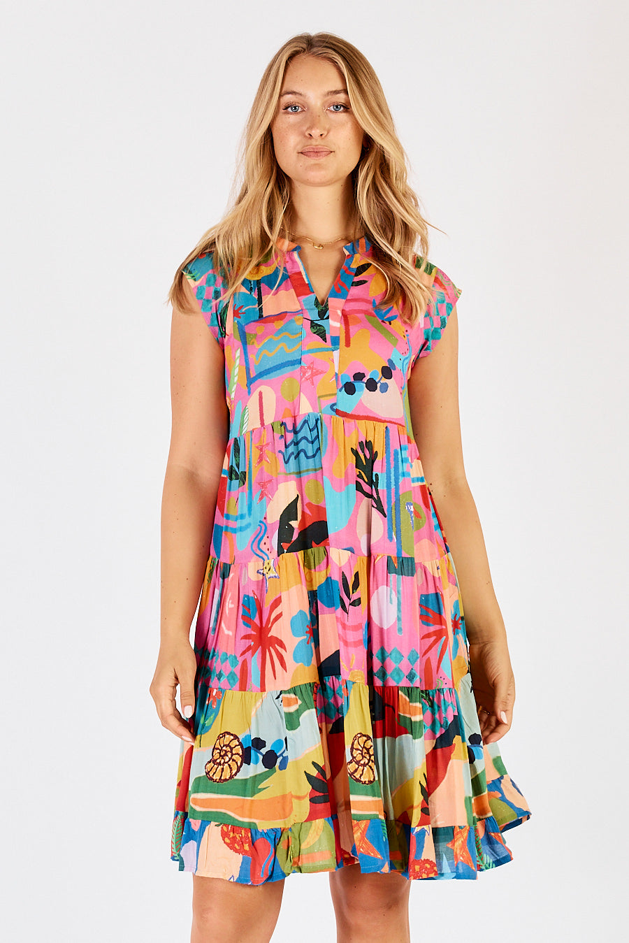 LulaLife Solana Tiered Dress