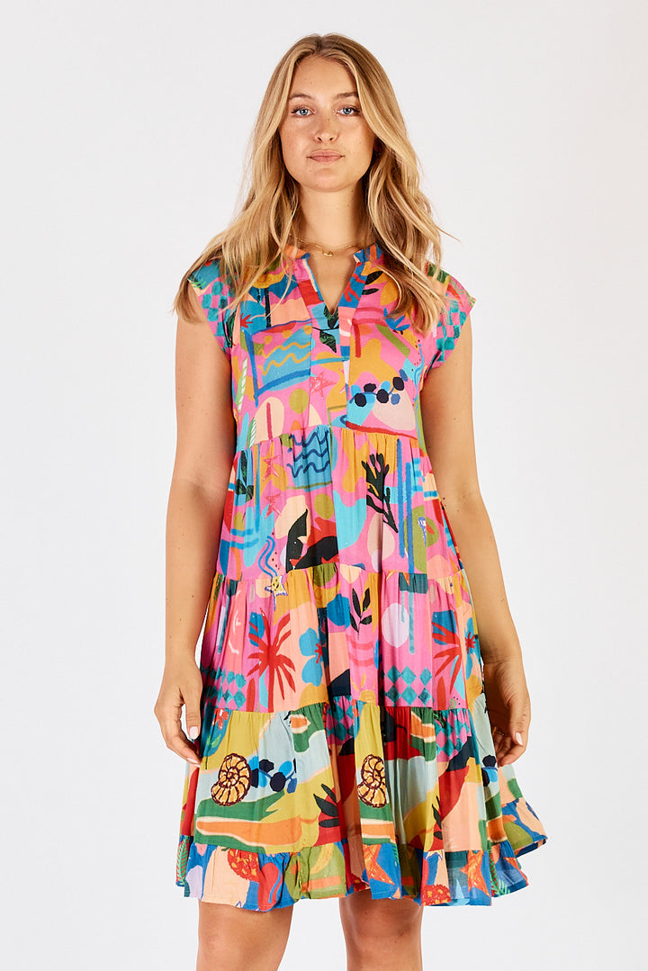 LulaLife Solana Tiered Dress