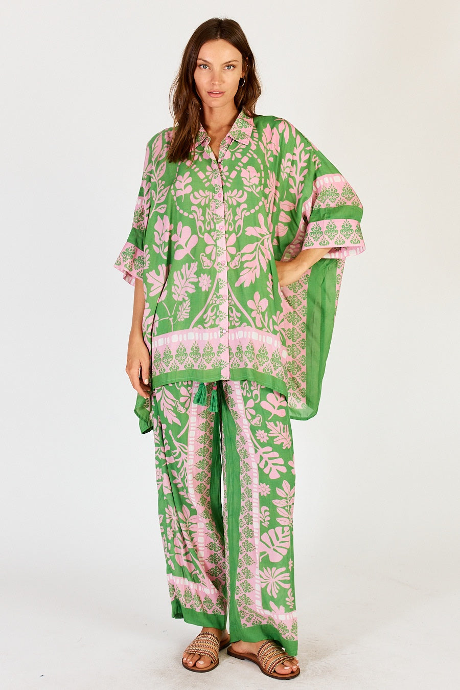 Lulasoul Carara Kaftan Shirt and Pant set