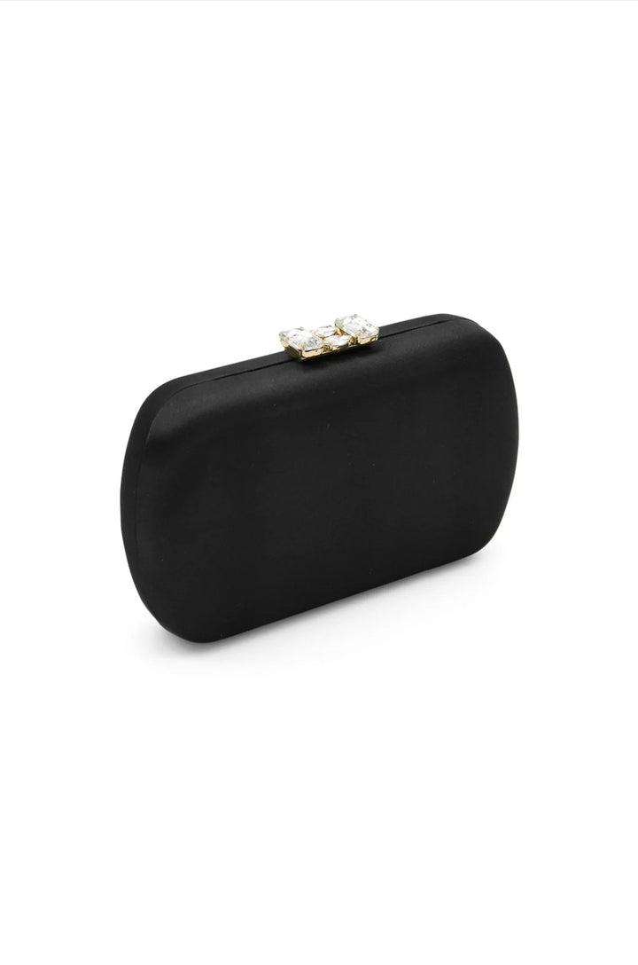 Morgan & Taylor Posey Satin Clutch - Blk