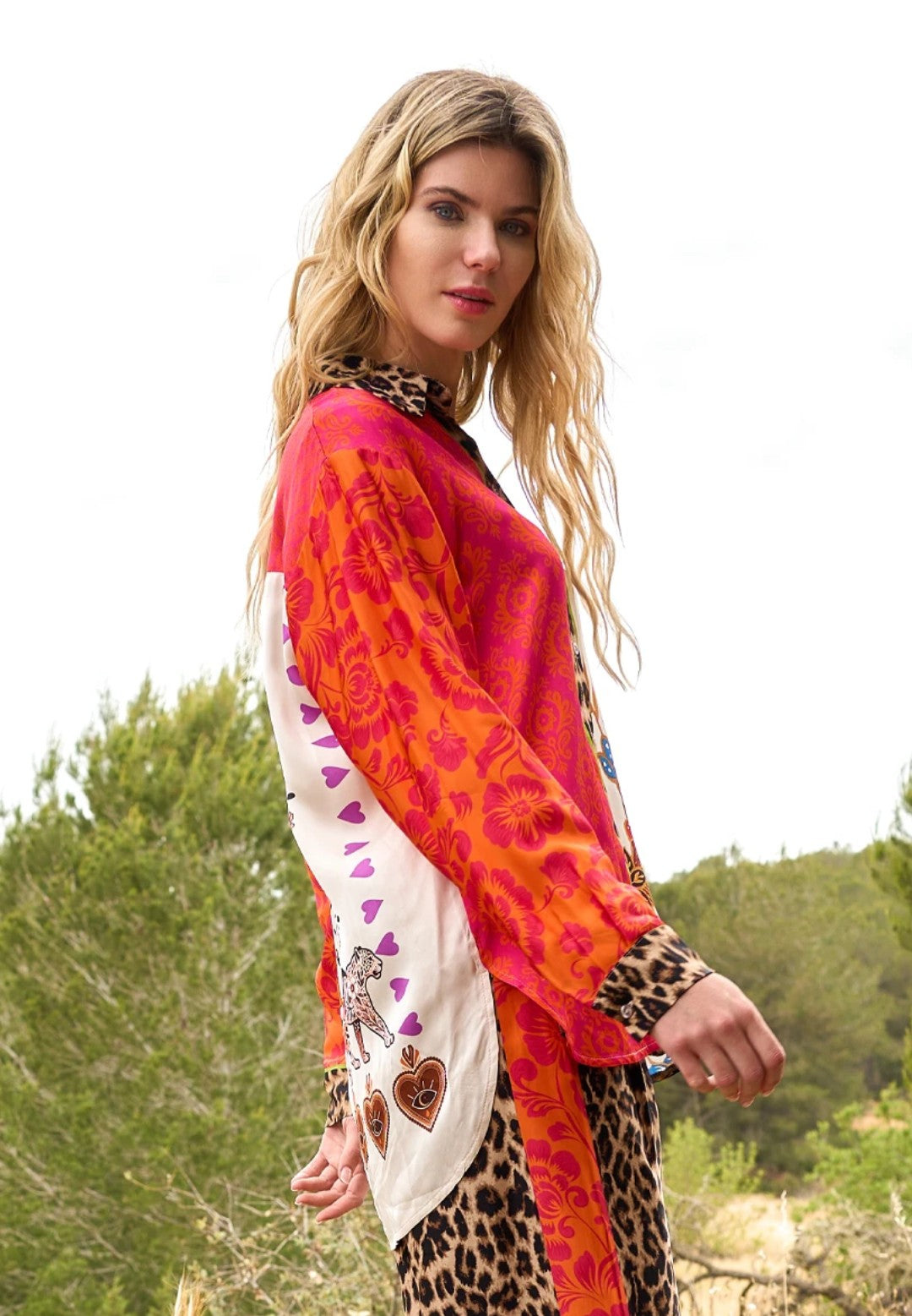 Miss Goodlife Leo Paisley Blouse