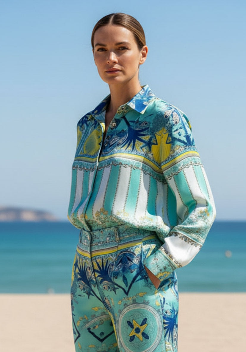 Miss Goodlife Celestial Blue Blouse