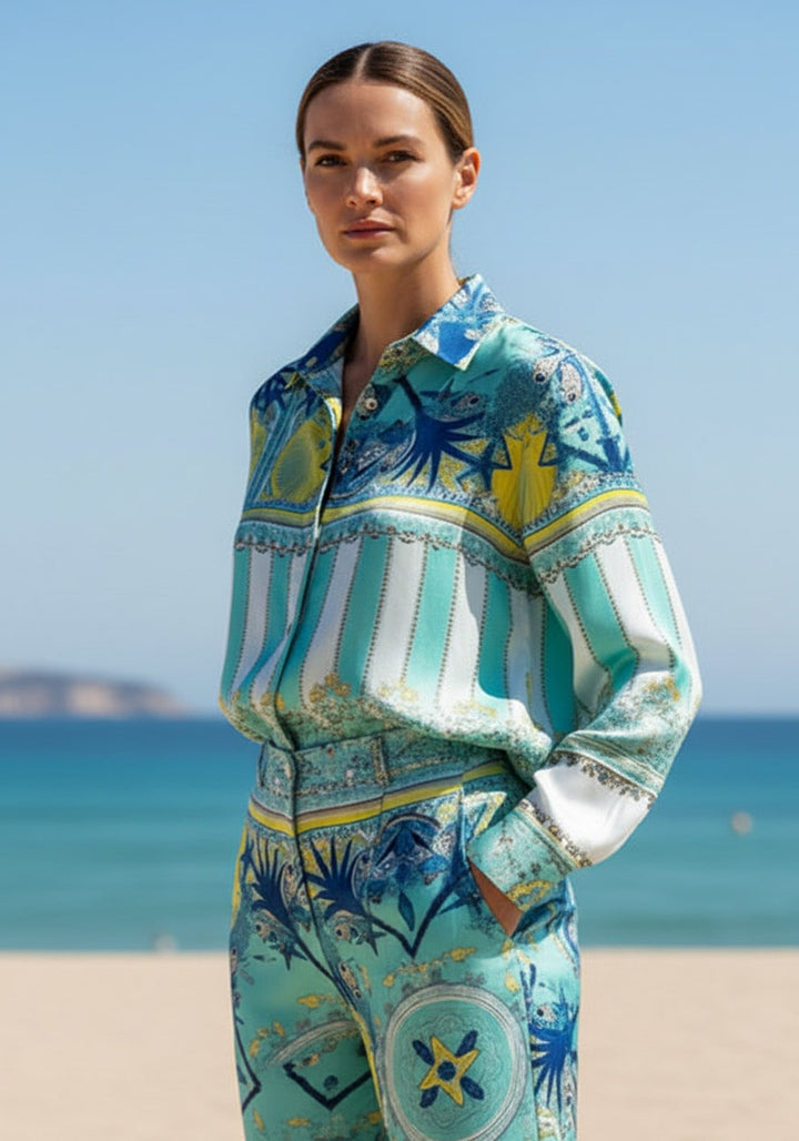Miss Goodlife Celestial Blue Blouse