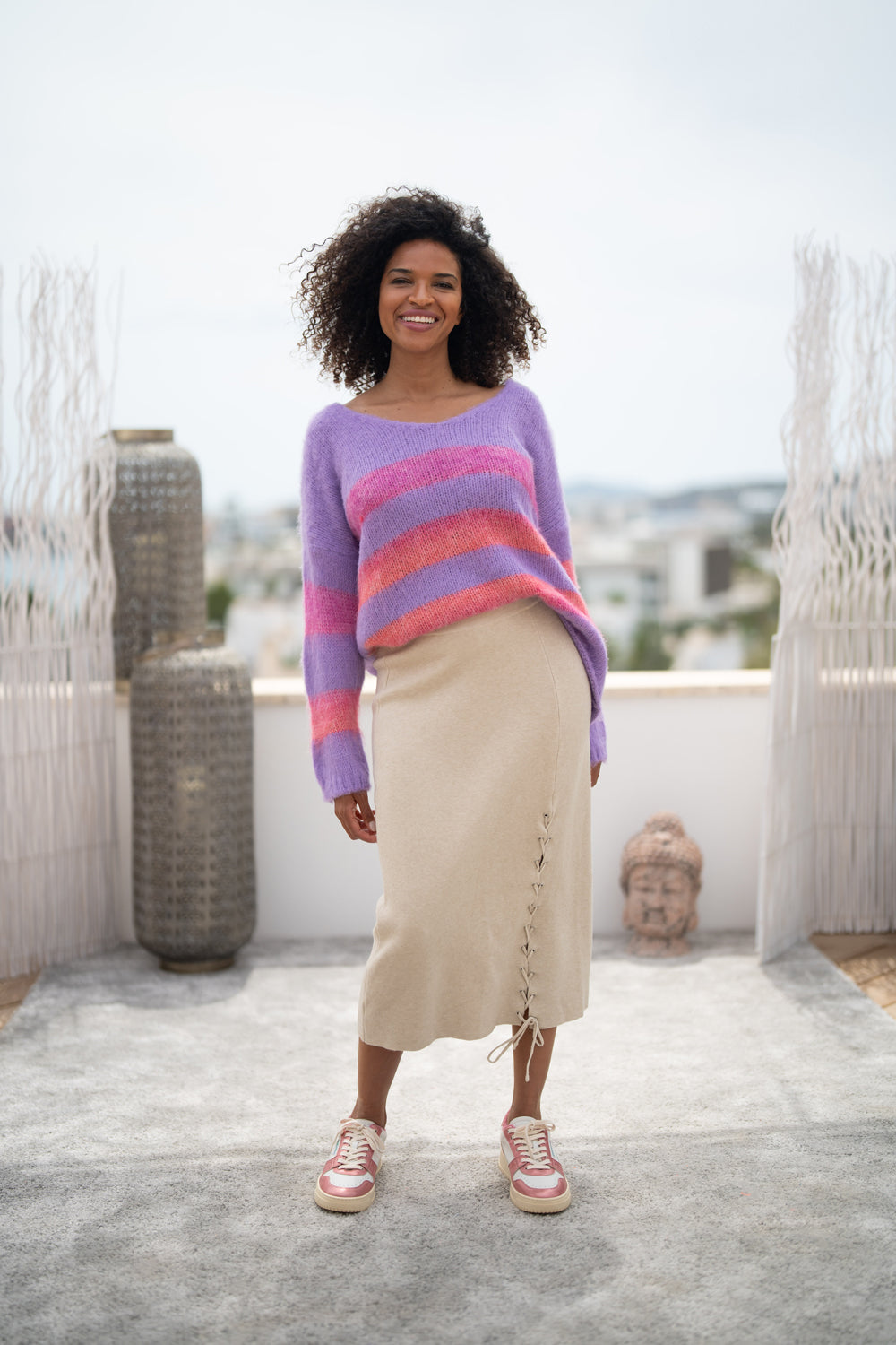 Miss Goodlife Gradient Violet  Jumper