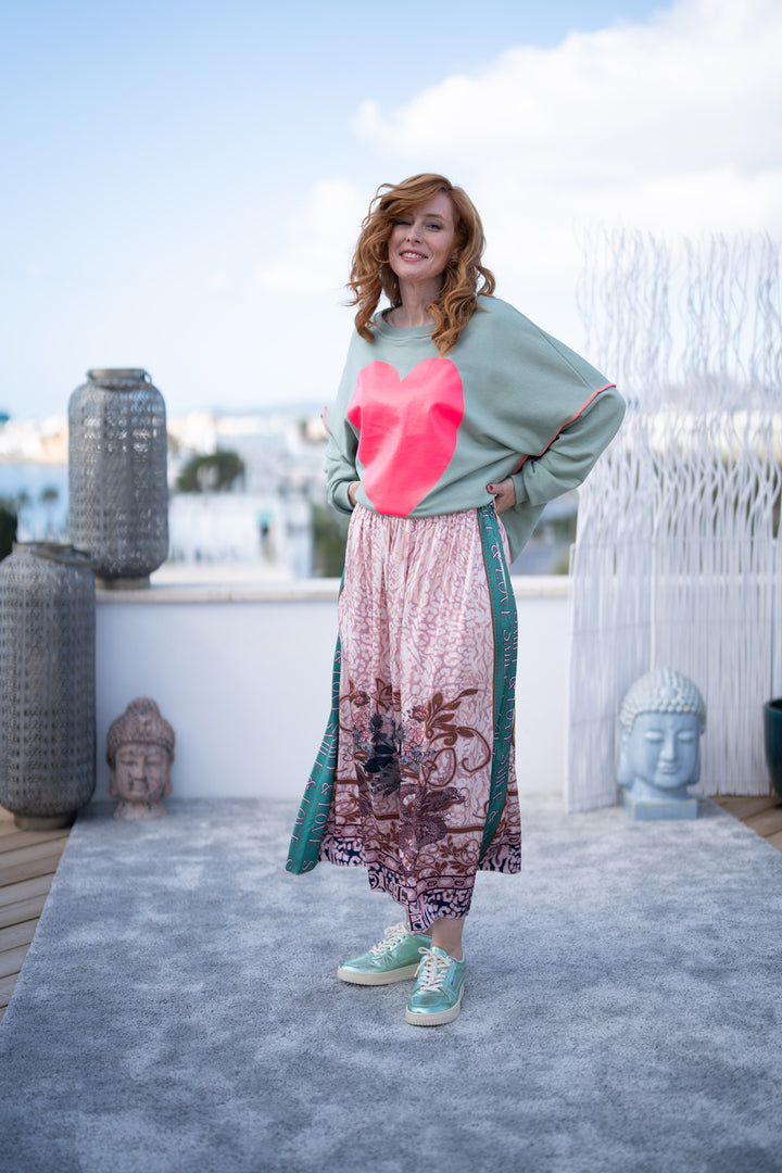 Miss Goodlife Rose Leo Maxi Skirt