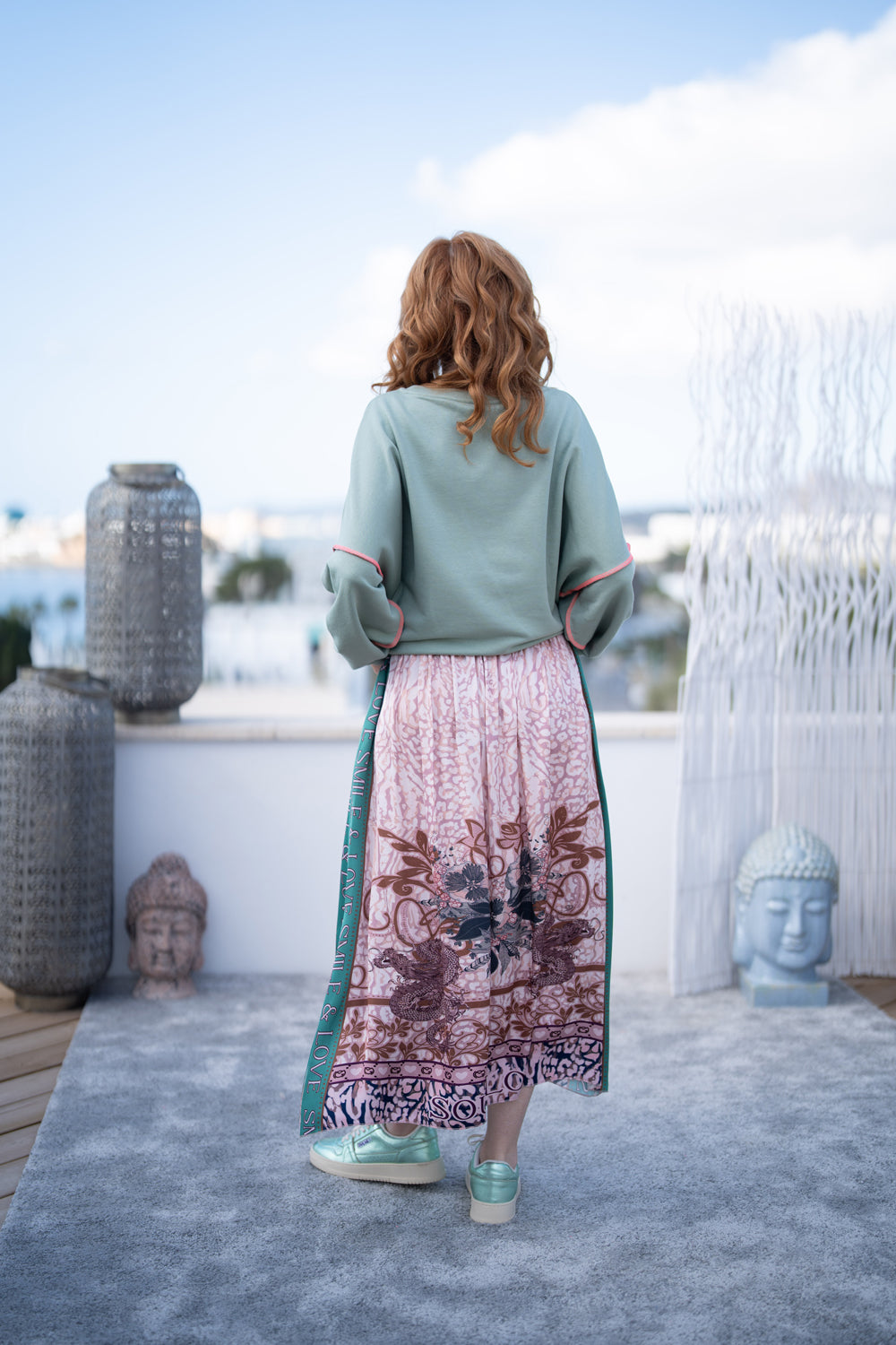 Miss Goodlife Rose Leo Maxi Skirt