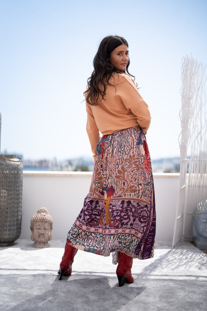 Miss Goodlife Smile & Love Maxi Skirt