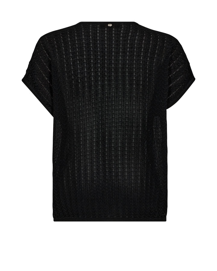 Mos Mosh Shani Plain V-neck Knit top