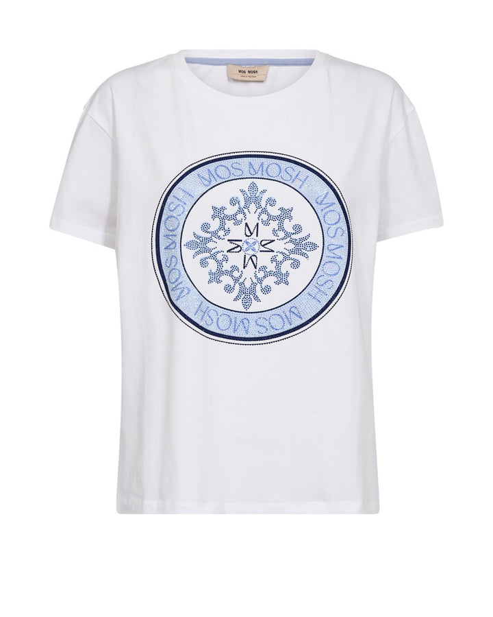Mos Mosh Judd O-Neck Tee - WHT