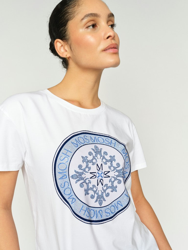 Mos Mosh Judd O-Neck Tee - WHT