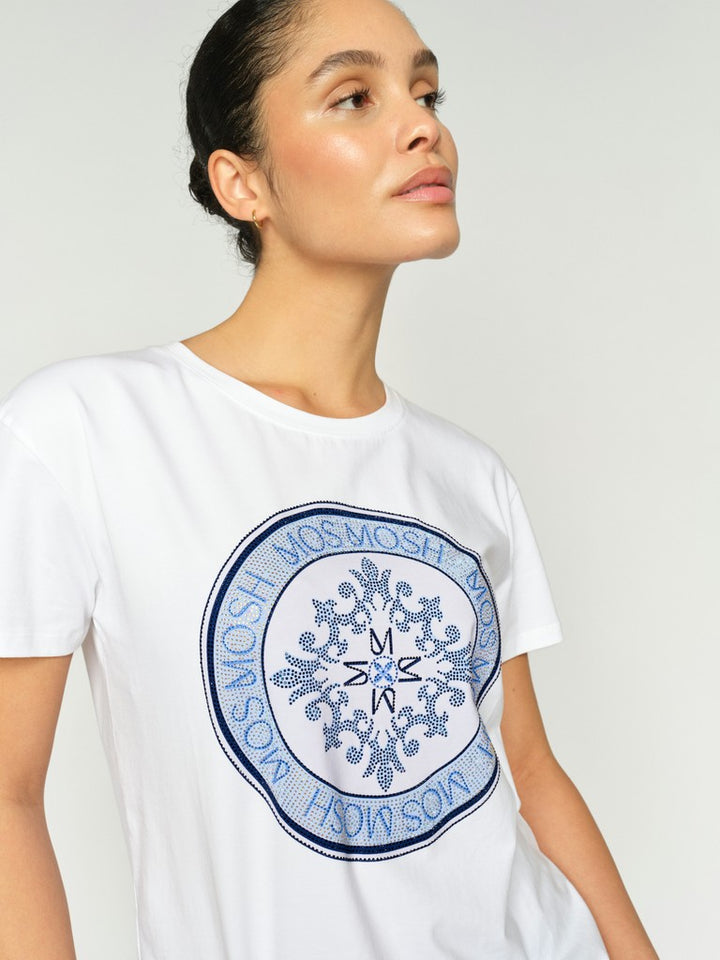Mos Mosh Judd O-Neck Tee - WHT