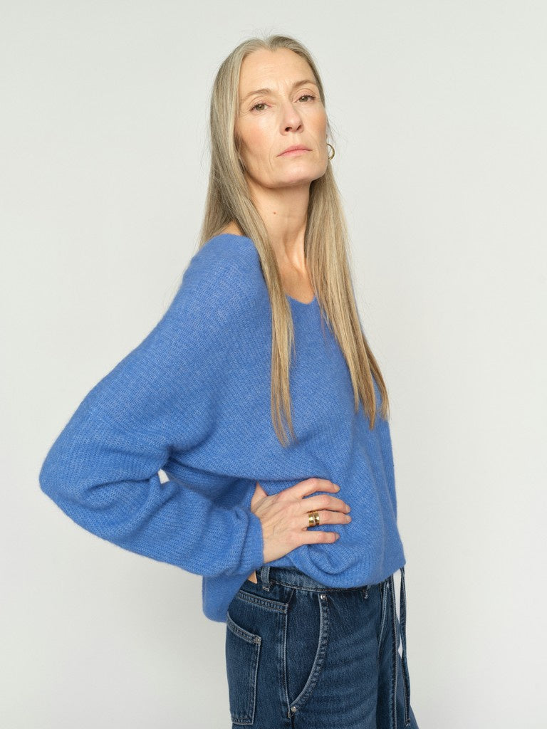 Mos Mosh Thora V-Neck Knit - MAR