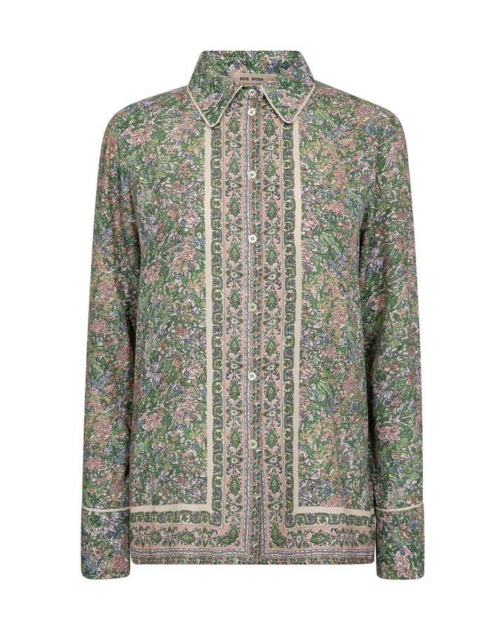 Mos Mosh Kana Flowish Orchid Shirt