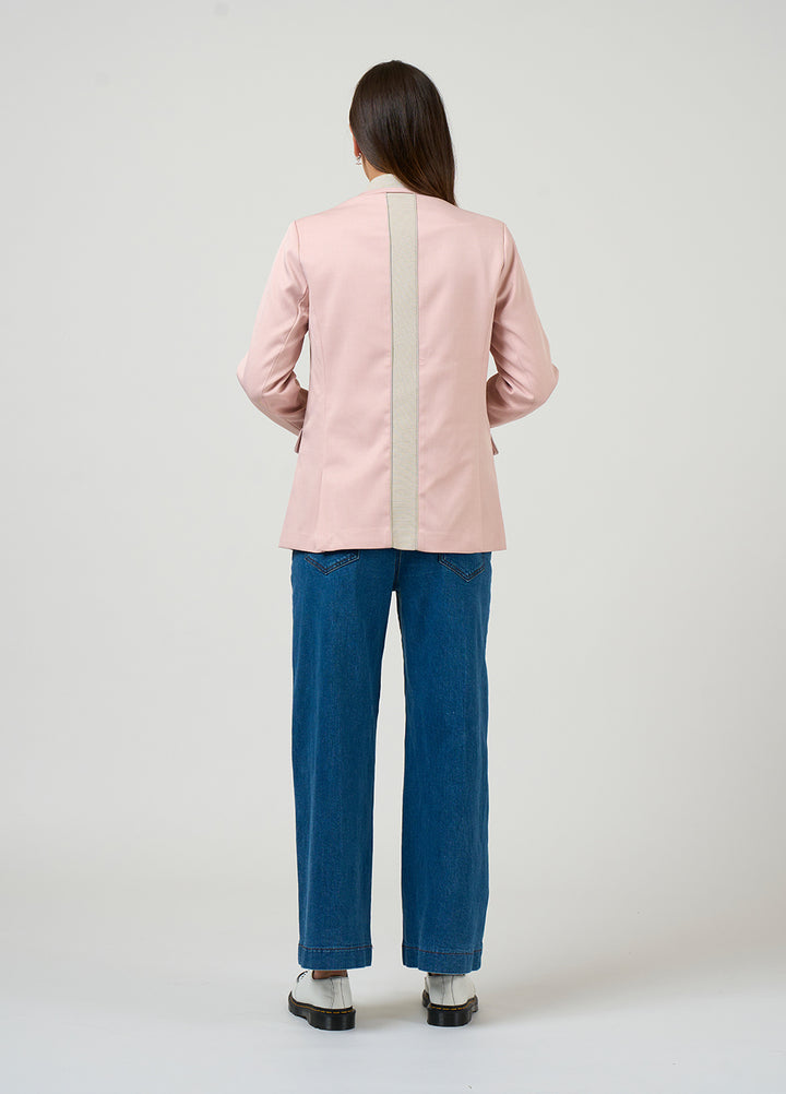 Madly Sweetly Tactical Blazer Blush