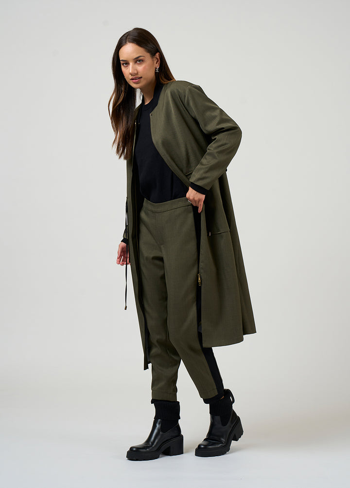 Madly Sweetly Tactical Coat Khaki