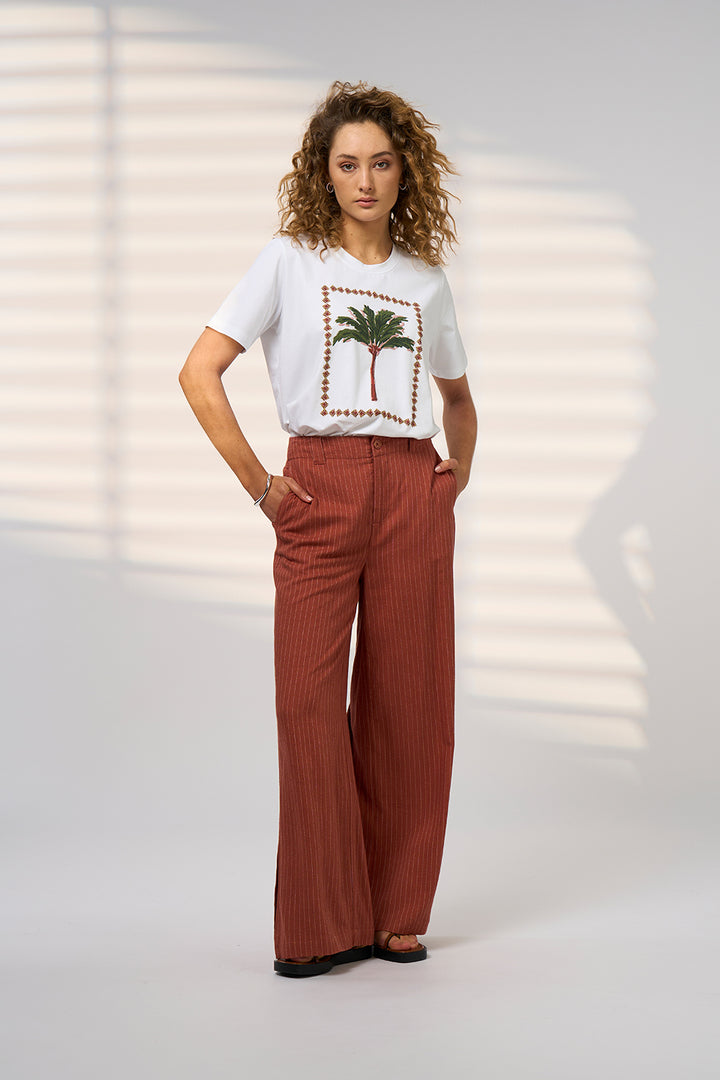 Madly Sweetly Wander Tee - White