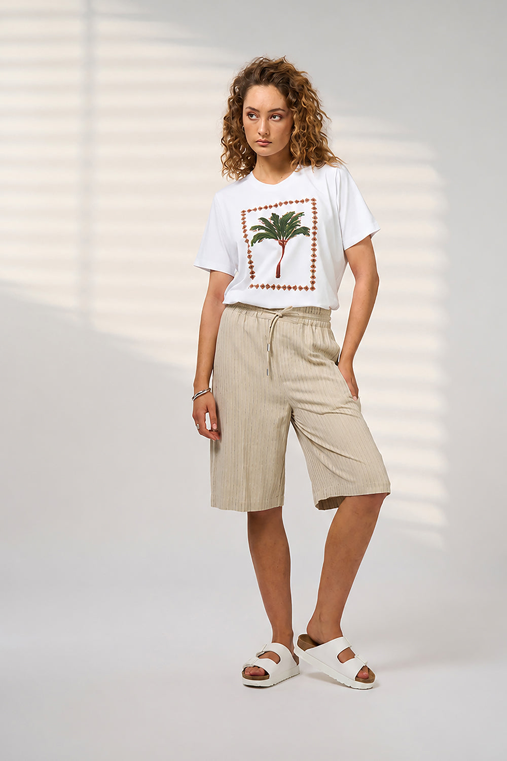 Madly Sweetly Wander Tee - White
