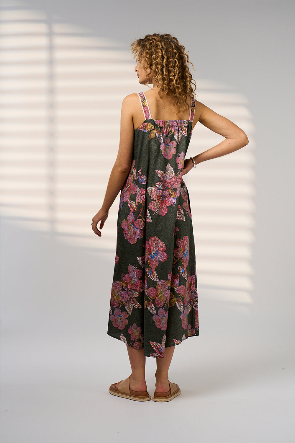 Madly Sweetly Mosaica Sundress - Khaki