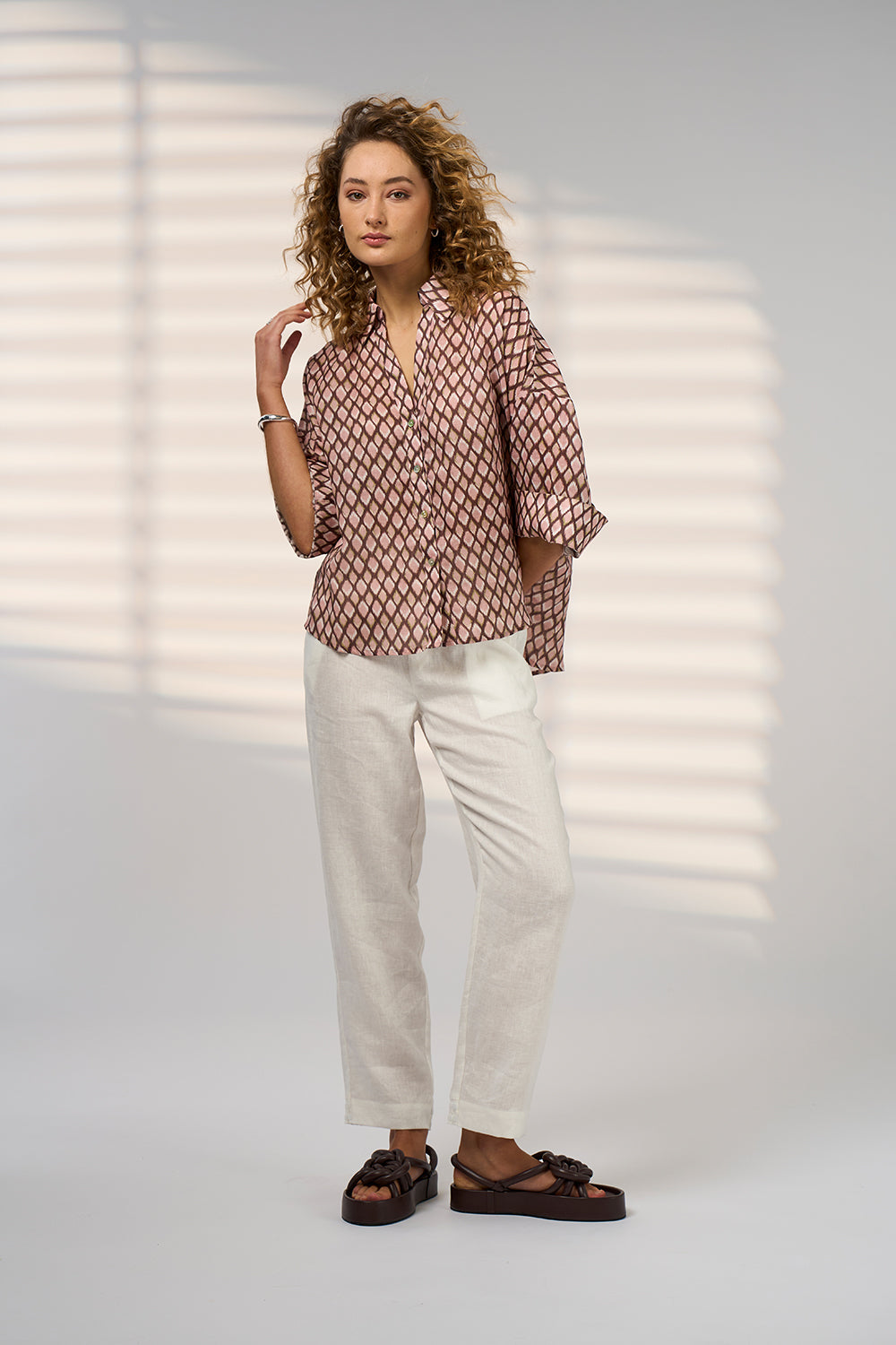 Madly Sweetly Double Up Shirt - Blush