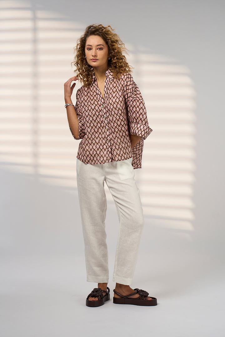 Madly Sweetly Double Up Shirt - Blush