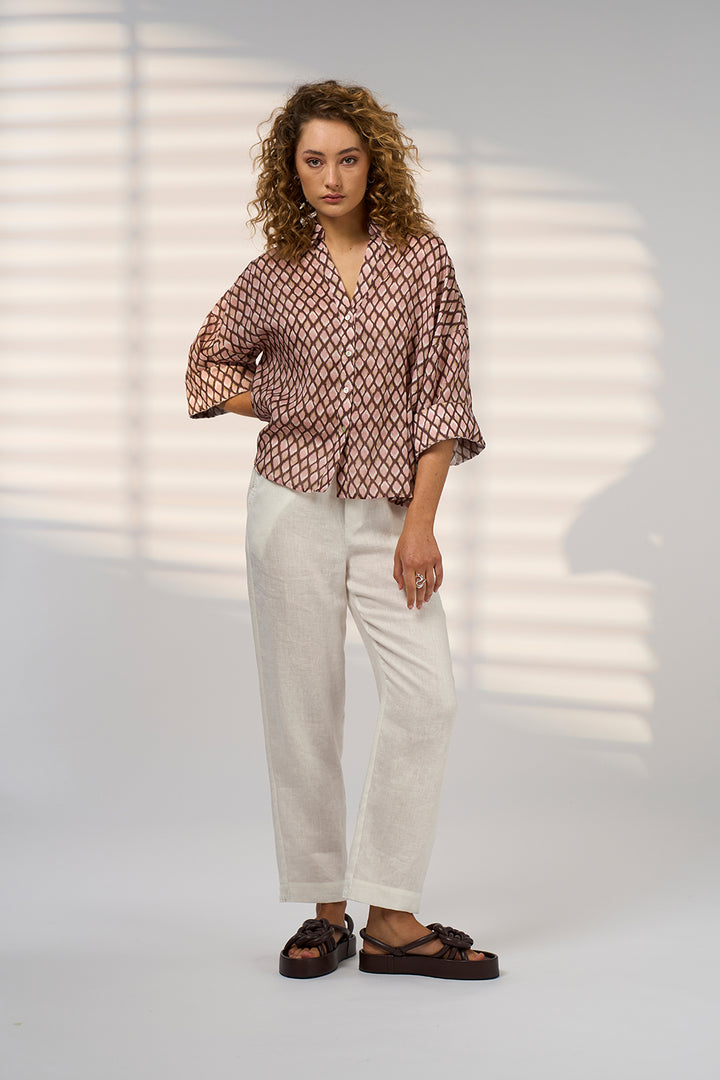 Madly Sweetly Double Up Shirt - Blush