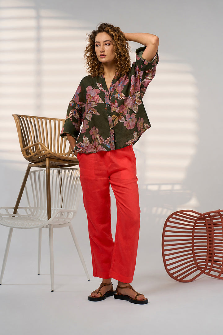 Madly Sweetly Mosaica Shirt - Khaki