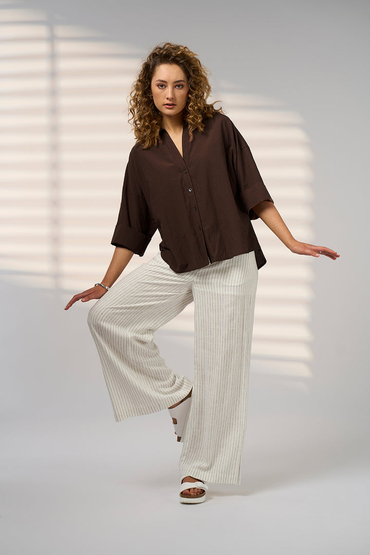 Madly Sweetly Drift Shirt - Choc