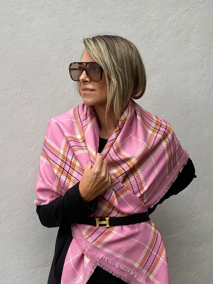 Dark Hampton McRAE Wool Silk scarf