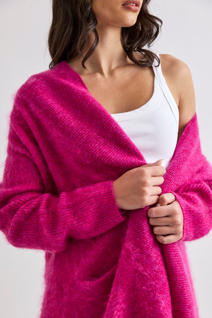Mia Fratino Denver Cardigan - Dragon Fruit