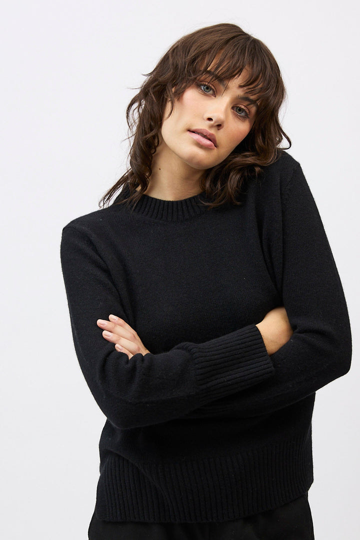 Mia Fratino Aurelie Crew Sweater - Blk