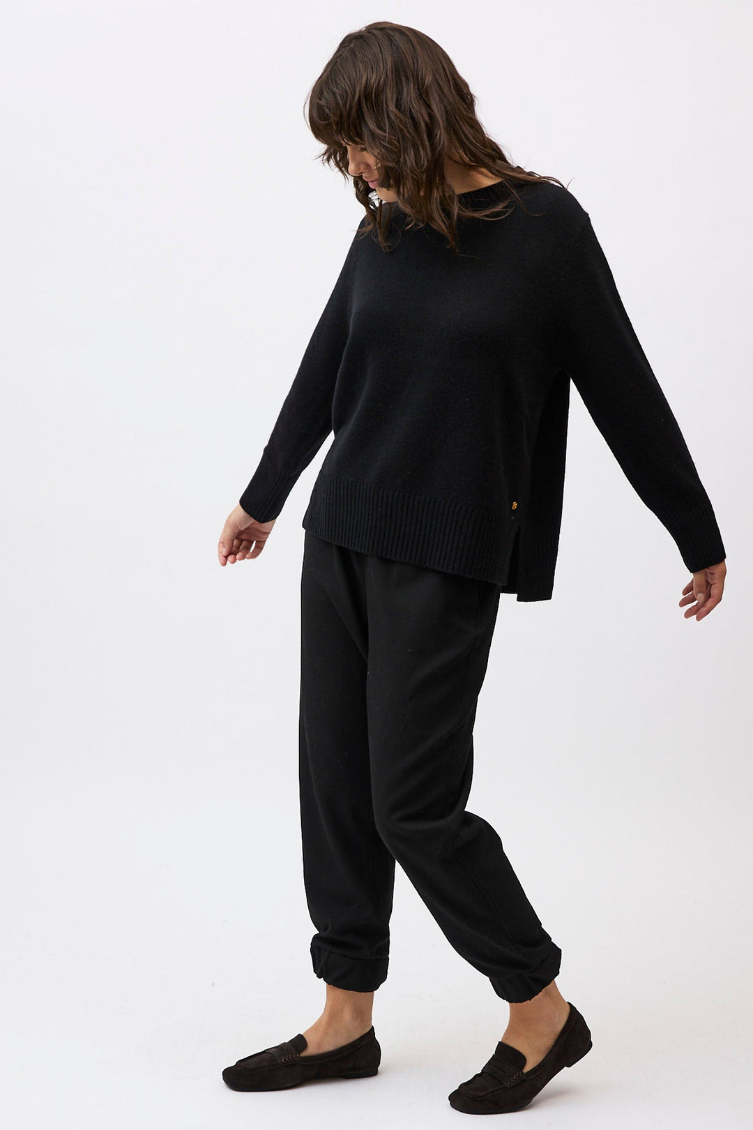 Mia Fratino Aurelie Crew Sweater - Blk