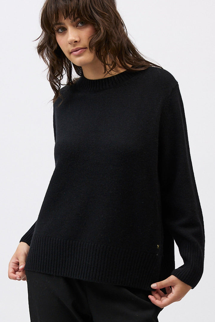 Mia Fratino Aurelie Crew Sweater - Blk