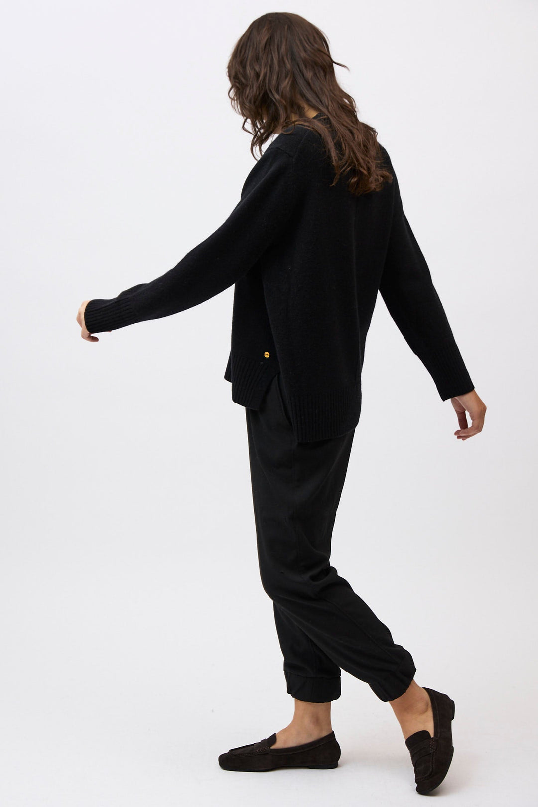 Mia Fratino Aurelie Crew Sweater - Blk