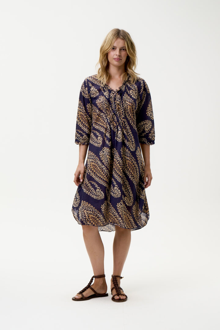 Oneseason Provence Middy Poppy Dress