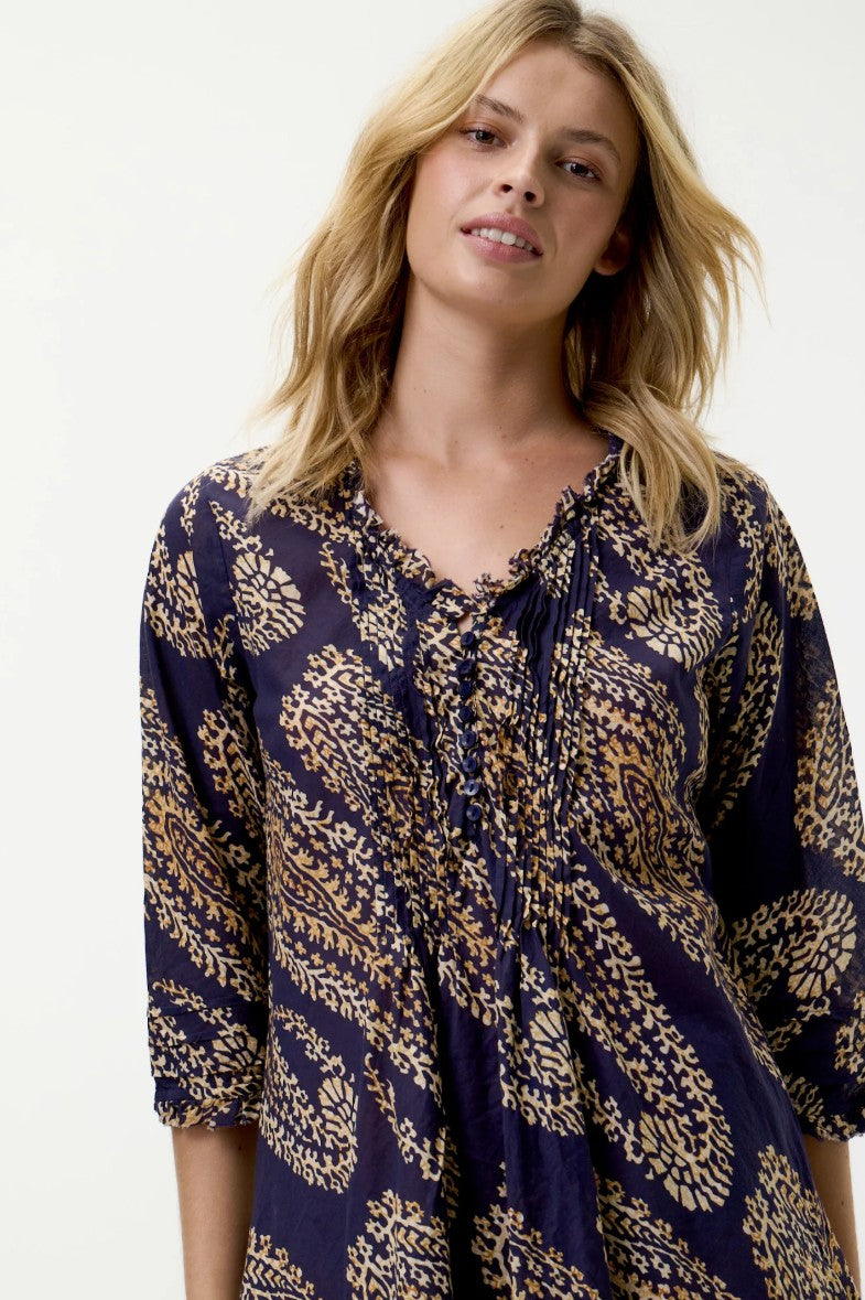 Oneseason Provence Middy Poppy Dress