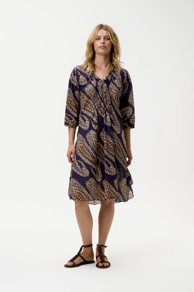 Oneseason Provence Middy Poppy Dress